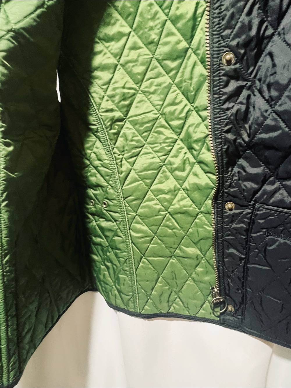 Barbour Women’s Black Quilted Snap Zip Vest UK 10 US 6 Classic Equestrian - Picture 8 of 8